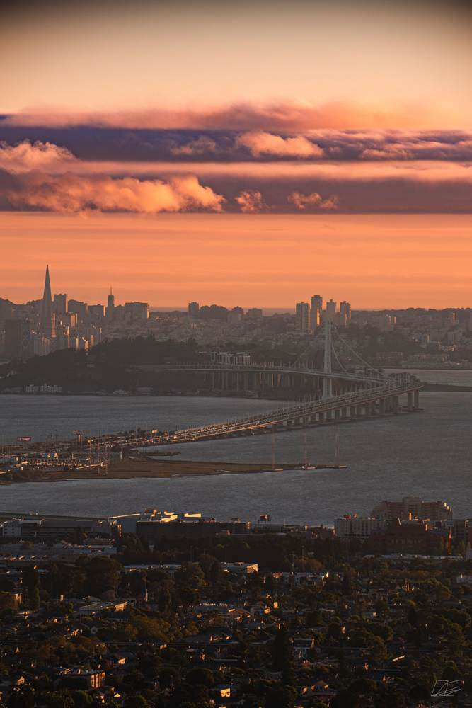 Evening Bay Bridge
