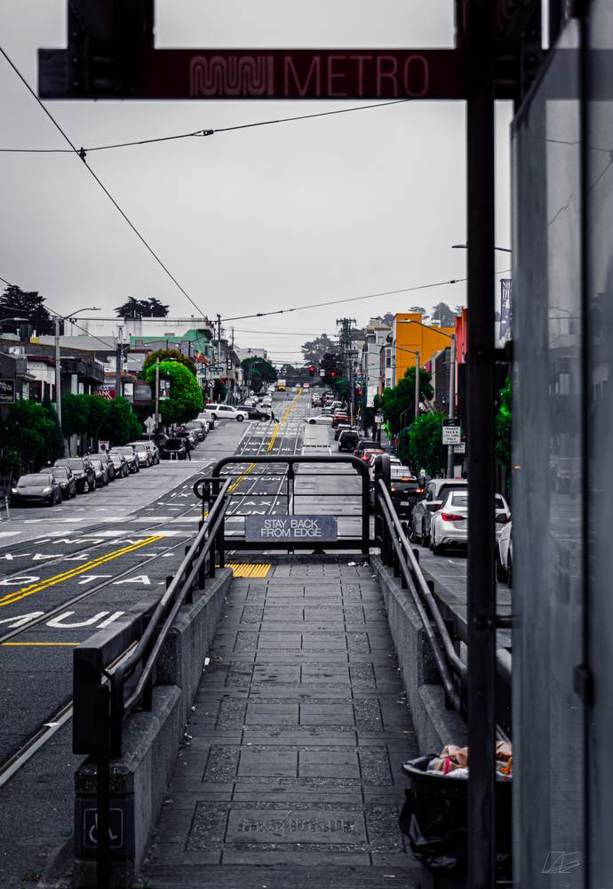 Muni Stop - Grey